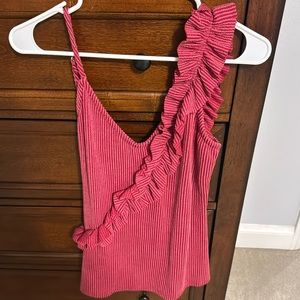 Ruffle tank